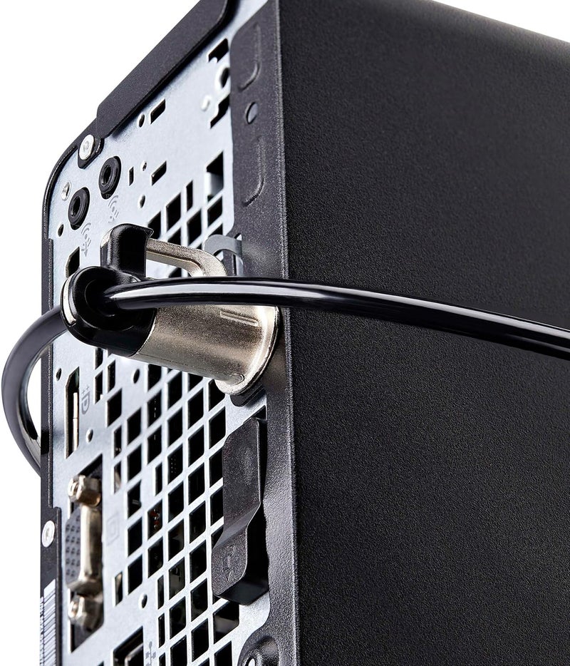 Star Tech .com Laptop/Desktop & Peripheral Lock Kit, Theft-Deterring Security Lock, K-Slot, 10ft (3m) Steel Cable, 3X Devices - Image 5